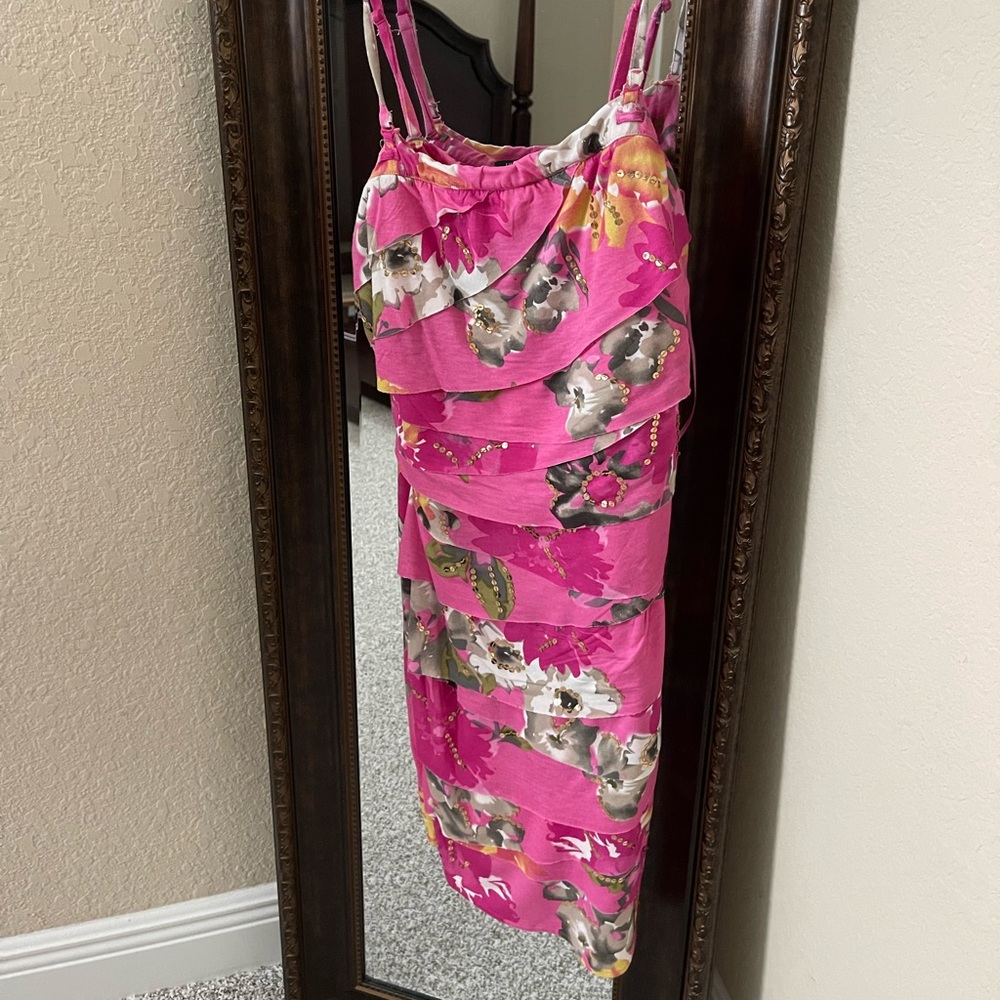 Adorable INC Dress. Bright pink!!